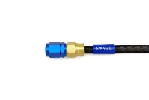 

SWAGE LINE PAKB-1010M-1450 Easy Order Brake Hose General Purpose Hose Straight Fitting Aluminum (Gold/Blue) 1450mm чёрный