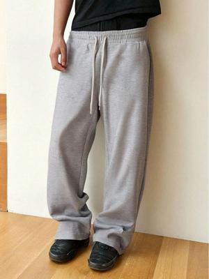 Pantaloni della tuta da uomo in pile taglie forti - Pantaloni da corsa casual spessi per autunno/inverno - Stile europeo americano - 250 g