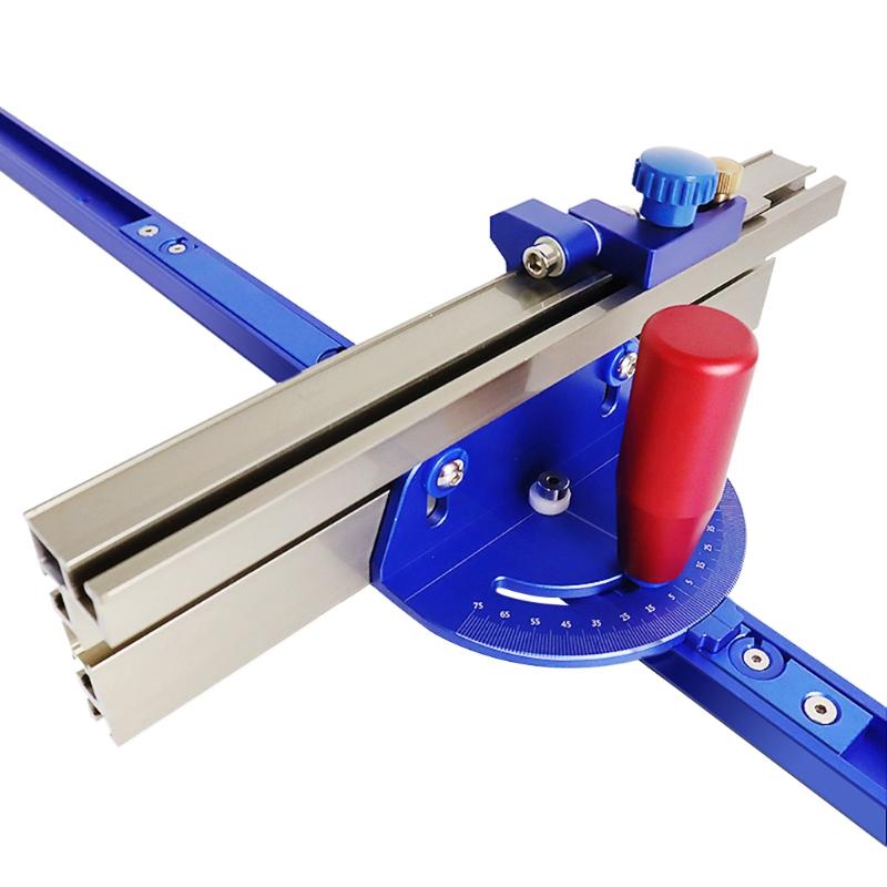 High Abrasion Resistance Table Saw Ruler Carpentry Push Rod Angle Sturdy Mitre Gauge Aluminum Alloy Woodworking Tools