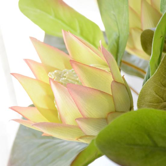 1Pc King Protea Artificial Flower Fake Plant DIY Wedding Bouquet Party Decor