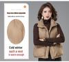 2025 Herbst/Winter Damen Kurze Koreanischer Stil Locker Warme Daunen Baumwolle Weste