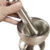 Small Mortar Mills Pestle Set Stainless Steel Sturdy and Durable Pounding Pot Food Grinder Easily Crush Medicine Pills Tablets
