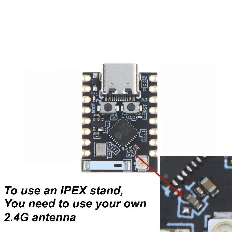 ESP32 C3 Super Mini Development Board Type C WiFi Bluetooth Compact Size 1Pcs for IoT Prototyping Electronic DIY Enthusiasts