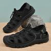 Fashion Breathable Summer Mens Sandals Classic Leather Casual Shoes Outdoor Man Beach Shoes Roman Sneakers Quick Dry Wading Aqua Shoes