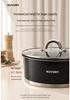 5-Piece Stainless Steel Cookware Set: Non-Stick Soup Pot, Frying Pan, and Milk Pot