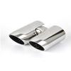 Polished Silver Stainless Steel Exhaust Tailpipe for Porsche Panamera 970