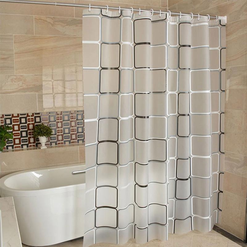 1 Pcs Waterproof Shower Curtain Bathroom Partition Shower Curtain Large Block PEVA Shower Curtain Door Curtain Curtain