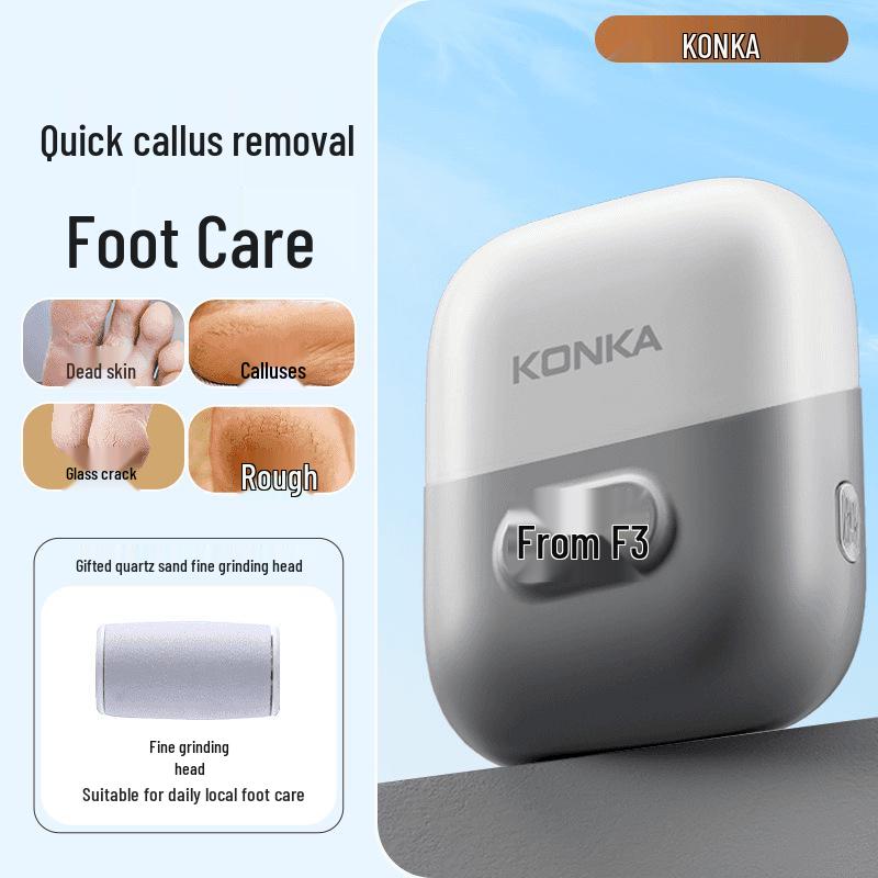 

Konka Electric Foot Grinder: Pedicure Device & Callus Remover for Heels and Soles