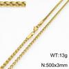 2.5/3mm Wide Stainless Steel Keel Chain Necklace for Women Men Trendy Shiny Gold Color Jewelry Delicate Collar Chain Accessories