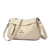 High Quality Pu Leather Shoulder Crossbody Bags for Women Mother 2025 Luxury Handbags Women Messenger Hand Bag Two Layers Tote