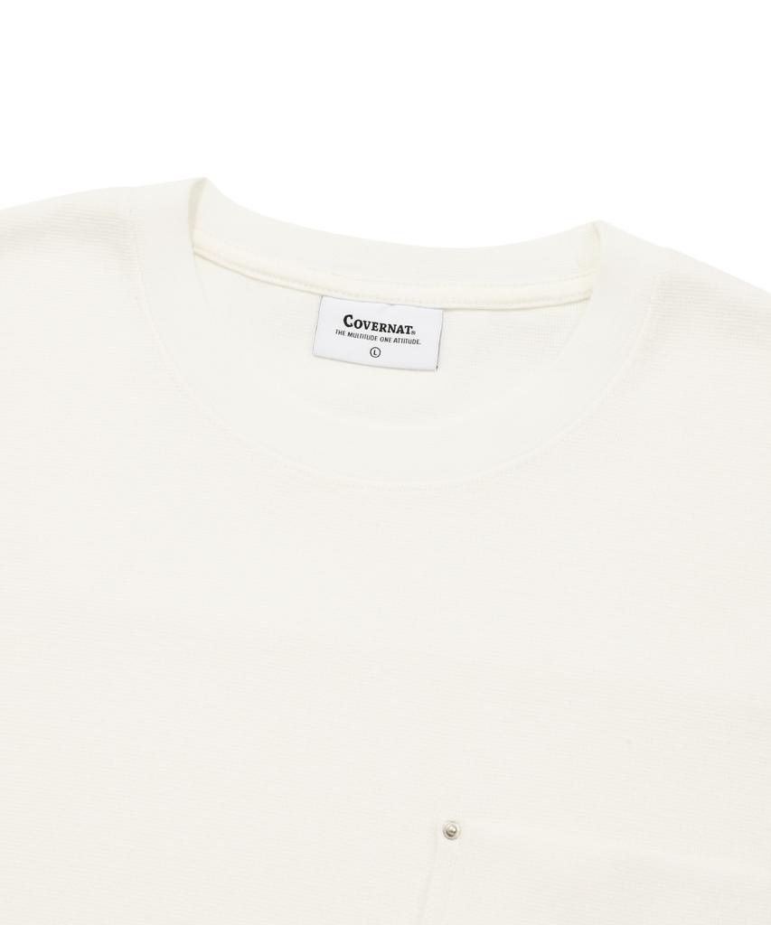 COVERNAT Round Pocket T-Shirt White