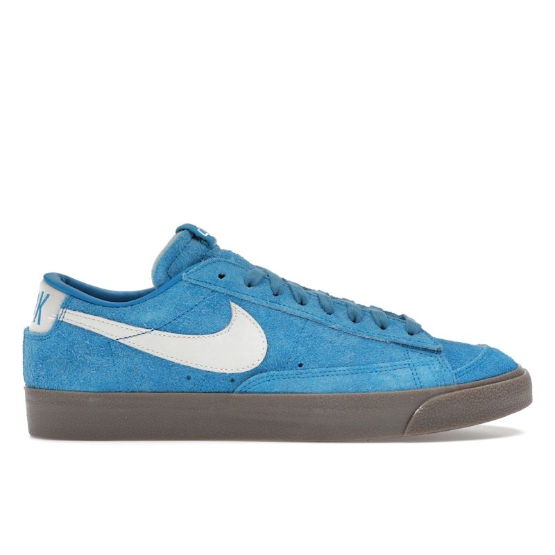 Nike Devin Booker X Chevrolet X Blazer Low Surf Blue Unisex Sneakers Sail Gum-Dark-Brown HV2197-400