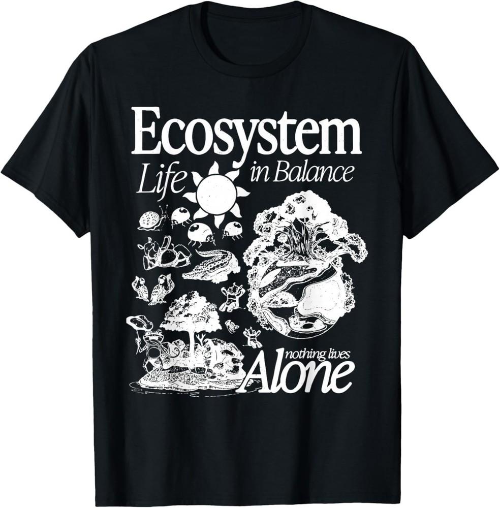 Ecosystem Life in Balance Nature Art T-Shirt XXXXL