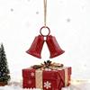 Christmas Bell Decoration Vintage Metal Jingle Bells Christmas Tree Hanging Ornaments for Door Wall Window Indoor Outdoor Decor