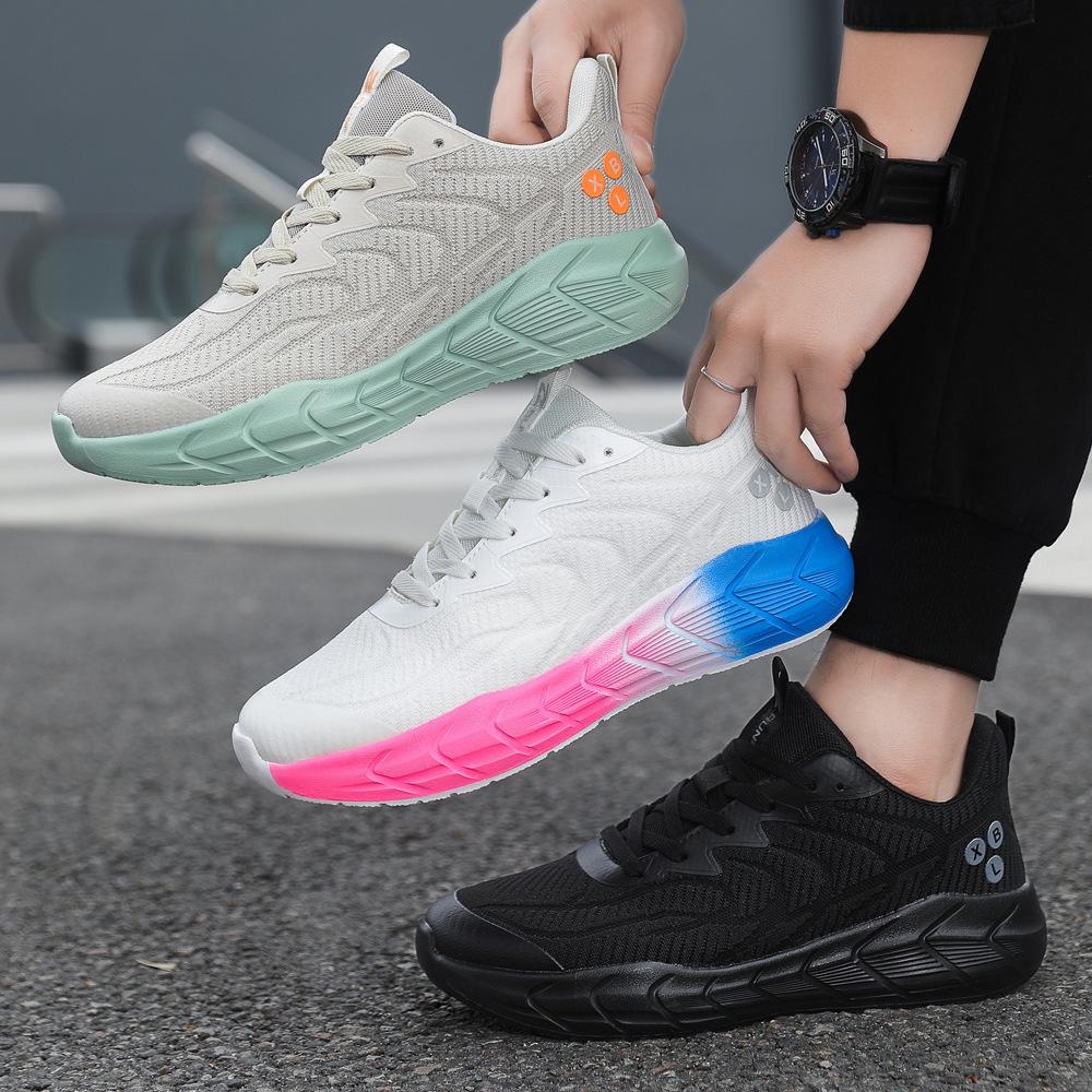 Couple shoes spring and summer single net men's shoes light and non-slip casual tide outdoor running shoes sports shoes