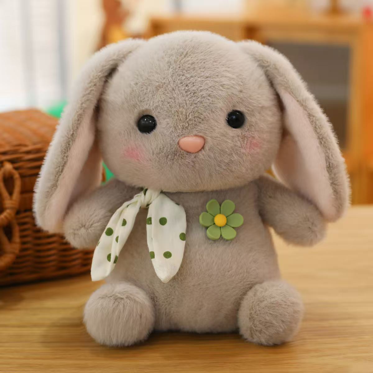 

Cute bunny doll sleeping holding doll soothing doll Dora bunny grab machine doll girl birthday gift 23cm