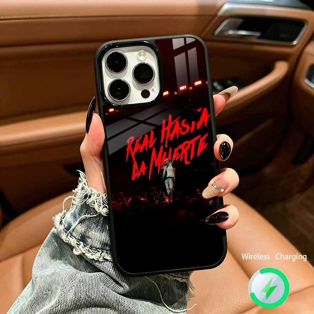 Rapper A- Anuel AA Rea Wireless charging phone case compatible with iPhone 17/16/15/14/13/12/11