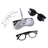 Reading Glasses Case Eyewear Bag PU Leather Glasses Box Sunglasses Case Spectacle Case Glasses Clip