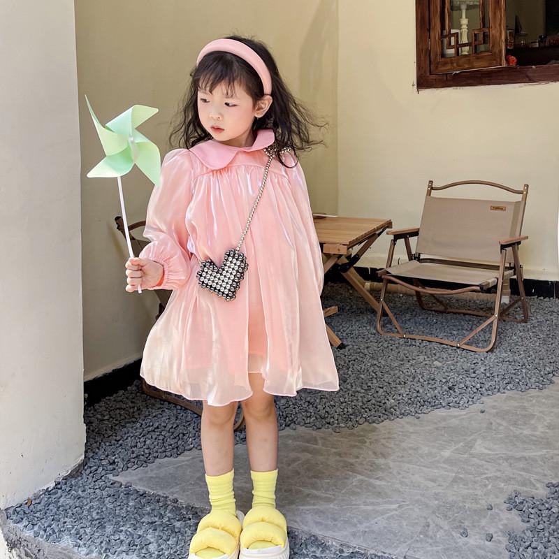 Trendy Mini Children's Crossbody Bag With Adorable Pearl Heart Design For Girls