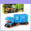 Dinosaur Capture Storage Car Toy With Inertial Movement For Kids Learning And Play