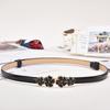 Belt Ladies Decorative Belt, Sweet Rhinestone Belt, Butterfly Pair Buckle With Belt Women