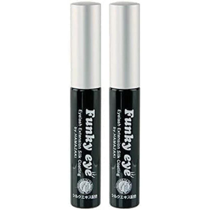 [Funky eye] Eyelash Extension/Mascara Coating Protectant Black 2-Pack Black Coating