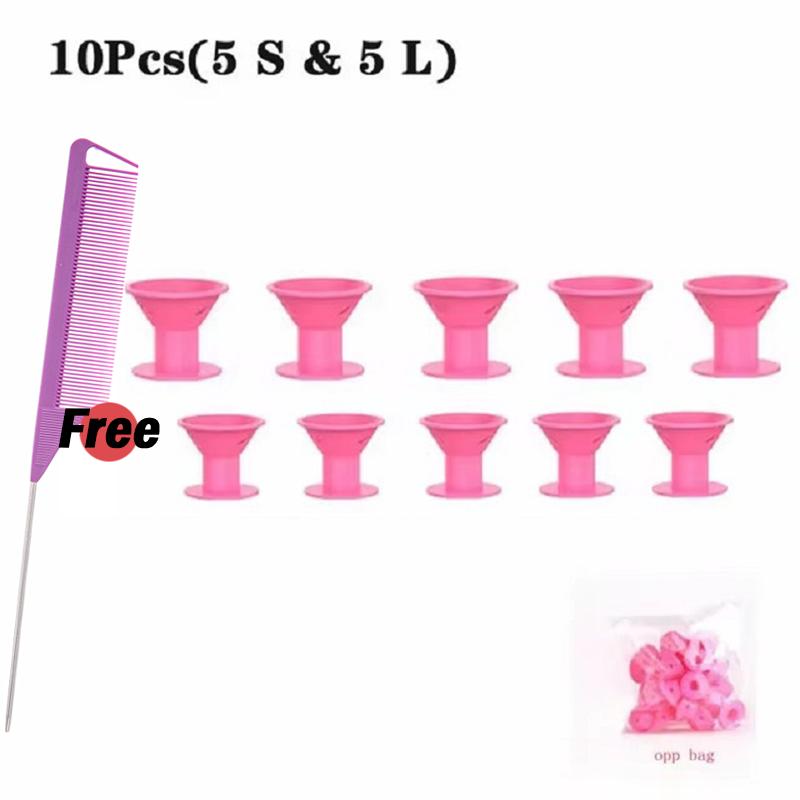 10/11//21 Stück Weiche Gummi Lockenwickler Silikon Hitzefreie Lockenwickler Keine Hitze Lockenwickler Friseur DIY Haarstyling Werkzeuge