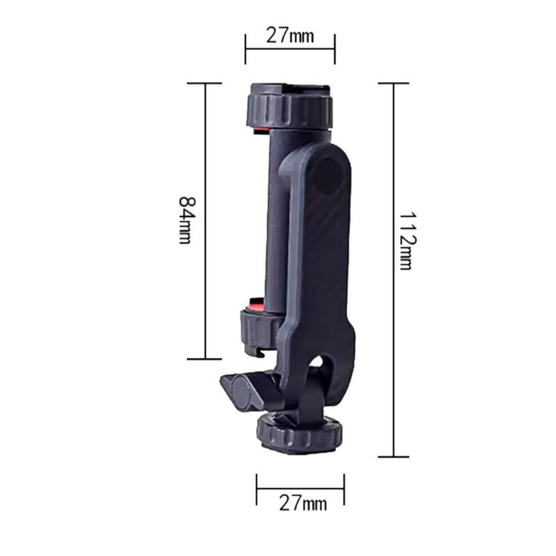 Adjustable Phone Clamp Holder with 360 Degree Rotation & 180 Degree tilts Cell Phones Tripods Mount for Mobile Photography