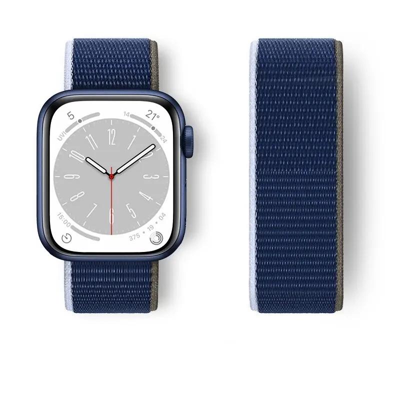 Nylon Loop For Watch Band Ultra-2 49mm 44mm 40mm 45mm 41mm Sport Pride Bracelet Iwatch Strap Series 9 8 Se 7 6 5 4 3
