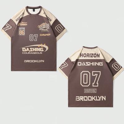 3D Printed Men's T-shirt Sportswear with a Retro Sports Style Men's Sports Round Neck T-shirt Quick Drying Comfortable and Breathable