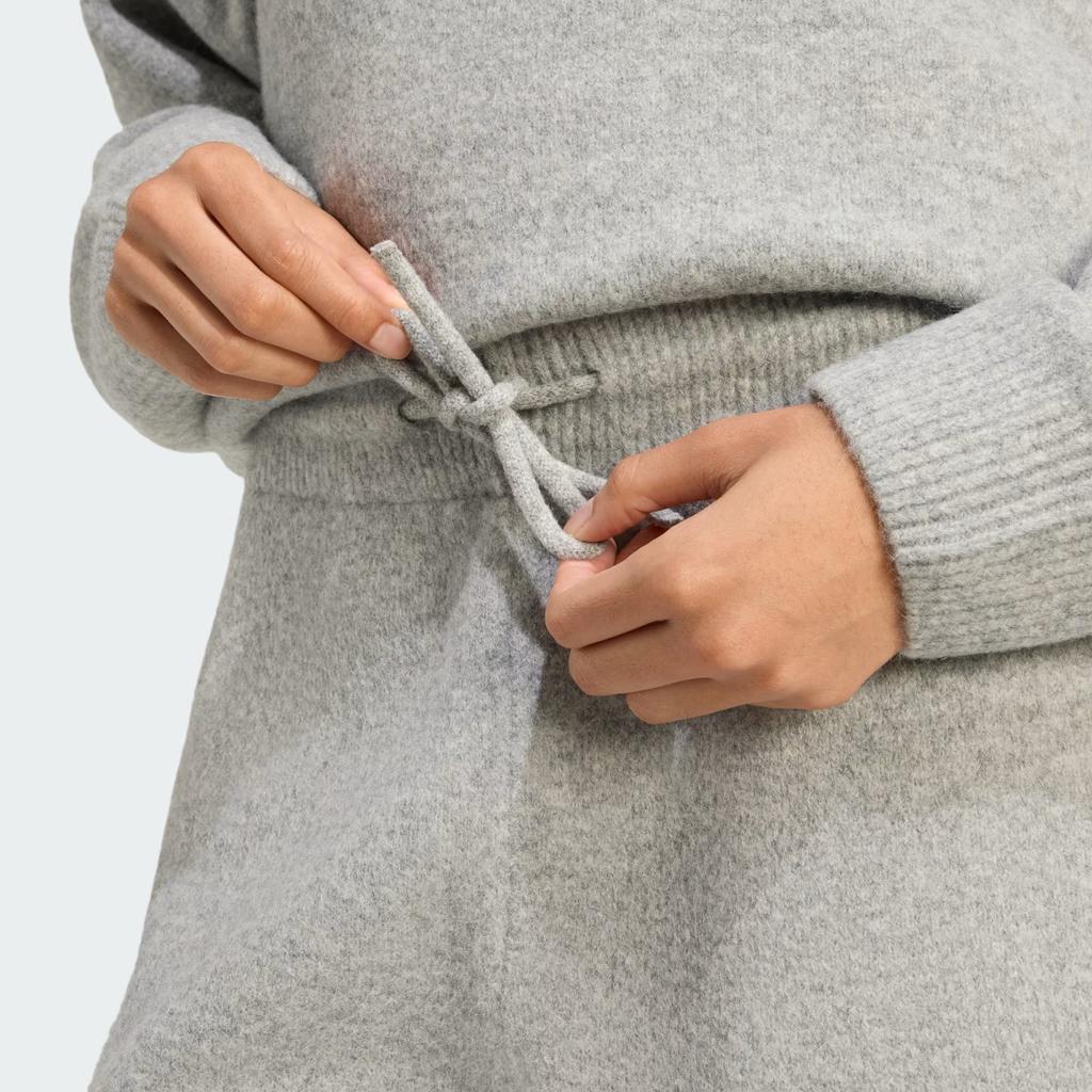 adidas Originals FW25 Athletic Department Comfortable Soft Skin-Friendly Versatile Knitted Sports Pants Women Bottoms KF2534