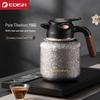 One Drop Titanium Insulated Tea Stew Pot with Temperature Display, Large Capacity for Tea Brewing