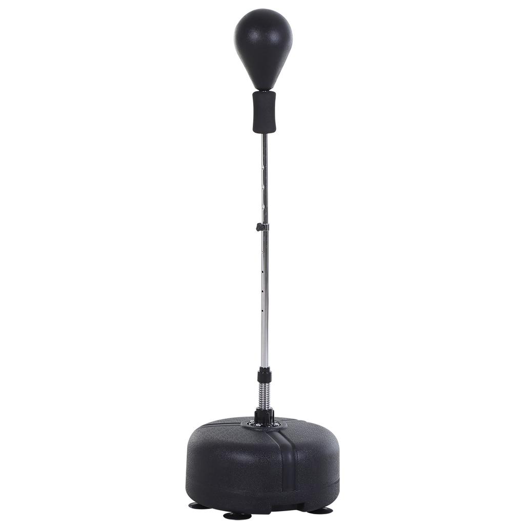Punching Ball Set 136-154 cm Height-Adjustable Boxing Stand with 1 Pair of Gloves Suction Cup Boxing Standing Punch Trainer for Adults and Teenagers