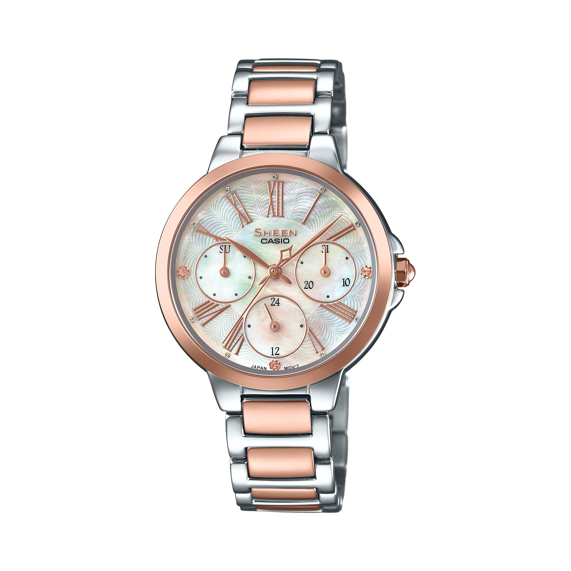 

Casio Men s Analog Quartz Watch SHE-3513SPG-7A белый