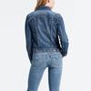 Levis Casual Pocket Solid Color Simple Denim Jacket Women Jacket Blue 29945-0063