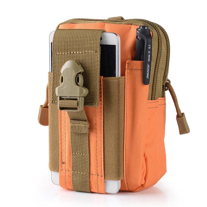 

Men Solid Waist Bags Molle Belt Pouch Camouflage Waterproof Nylon Small Multifunction Fanny Pack Male Cute Mobile Phone Bum Bag