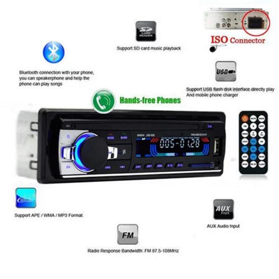 Premium Bluetooth V2.0 Car Radio Stereo Mp3 Player With Timeless Design And Mega Bass