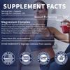 Complex Magnesium Capsules, 700mg Per Serving, a Blend of Various Magnesium Compounds, Adult Supplement, All-natural.