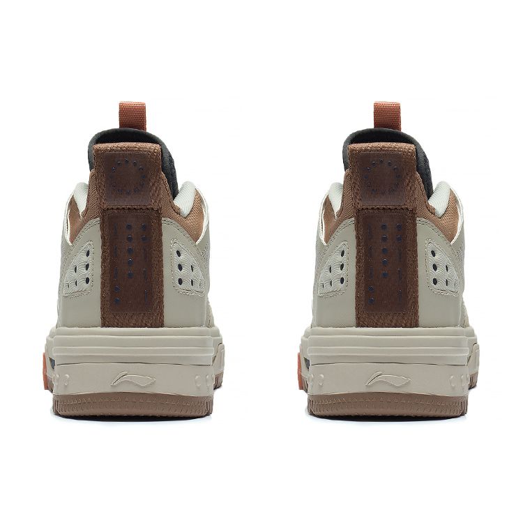 Li Ning Xing Chuan V1.5 Anti-Slip Shock Absorption High-Top Skate Shoes Men Skate Shoes Gray AGCS239-2