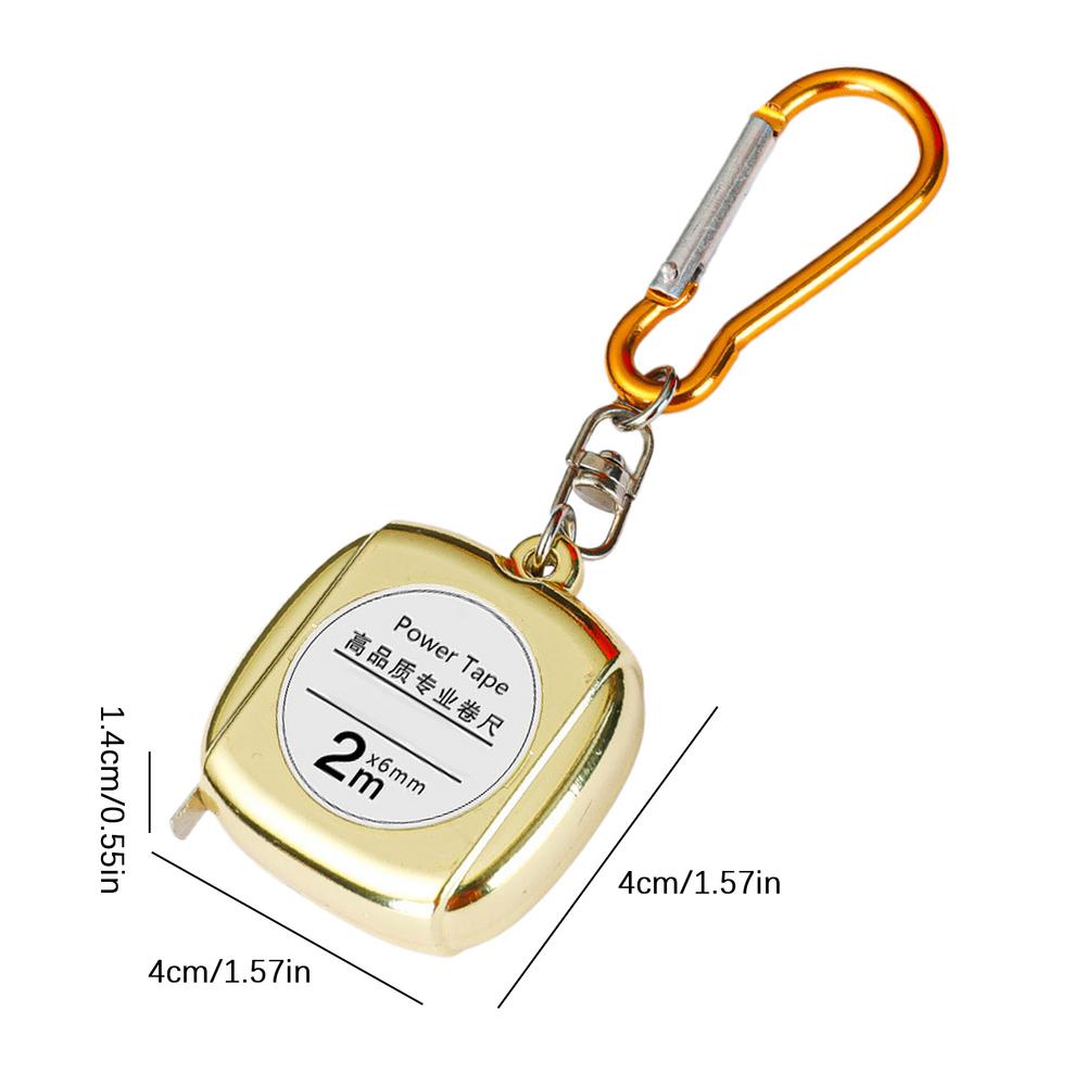 Metric Ruler Waterproof Clear Scale Retractable Tape Measure Keychain Tape Measure Measuring Tape Ruler For Body Measure Kids