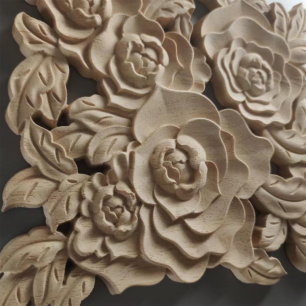 20x20cm Wood Carving Good Workmanship Polishing Technology
