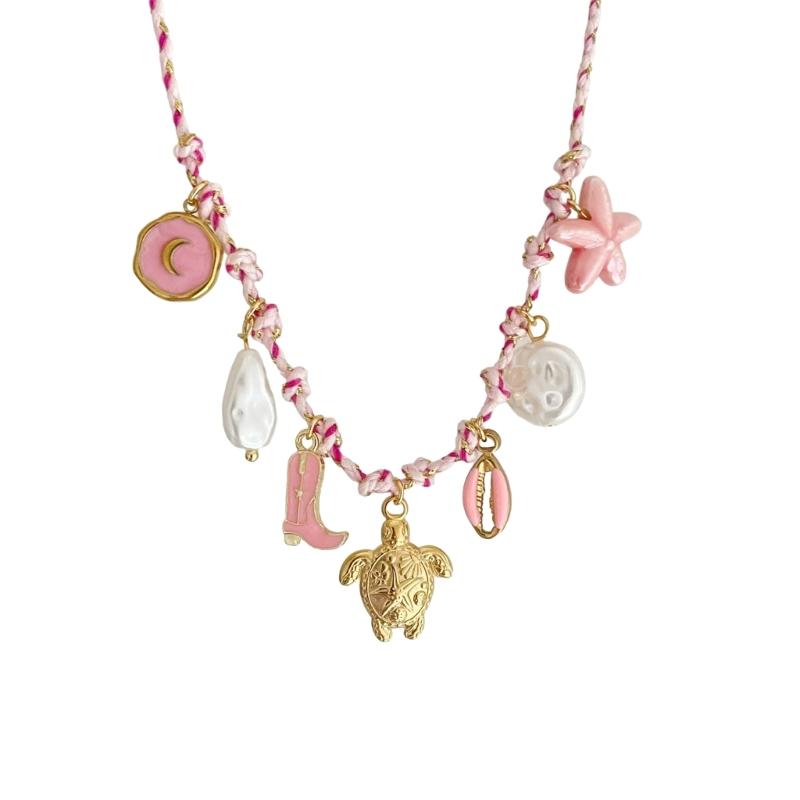 Stylish Ocean Inspired Starfish Pearls Necklace For Women Featuring Sturdy Copper Designs and Unique Pendant Styles