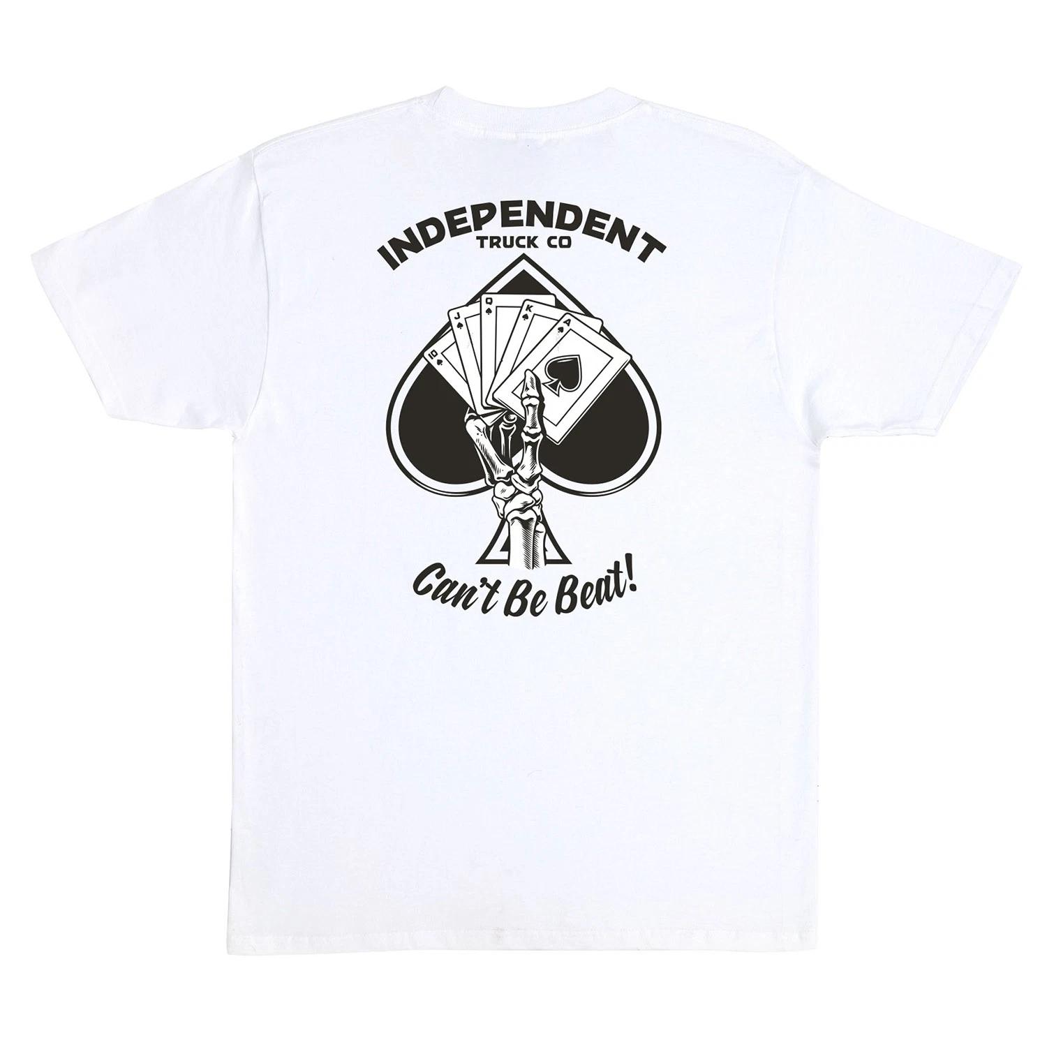Independent Trucks Shirt Royal Flush White S