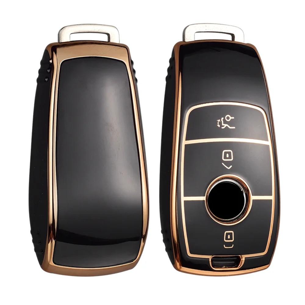 TPU Car Key Case Cover Shell Fob for Mercedes Benz A C E S Class W204 W205 W212 W213 W176 GLC CLA AMG W177 Auto Accessories