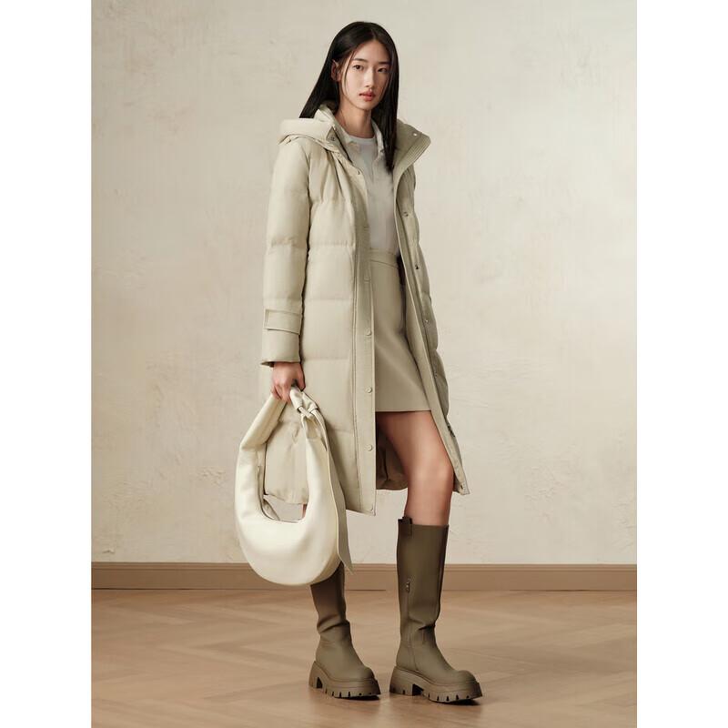 

JUZI Anna & Chloe Женский длинный пуховик с капюшоном L