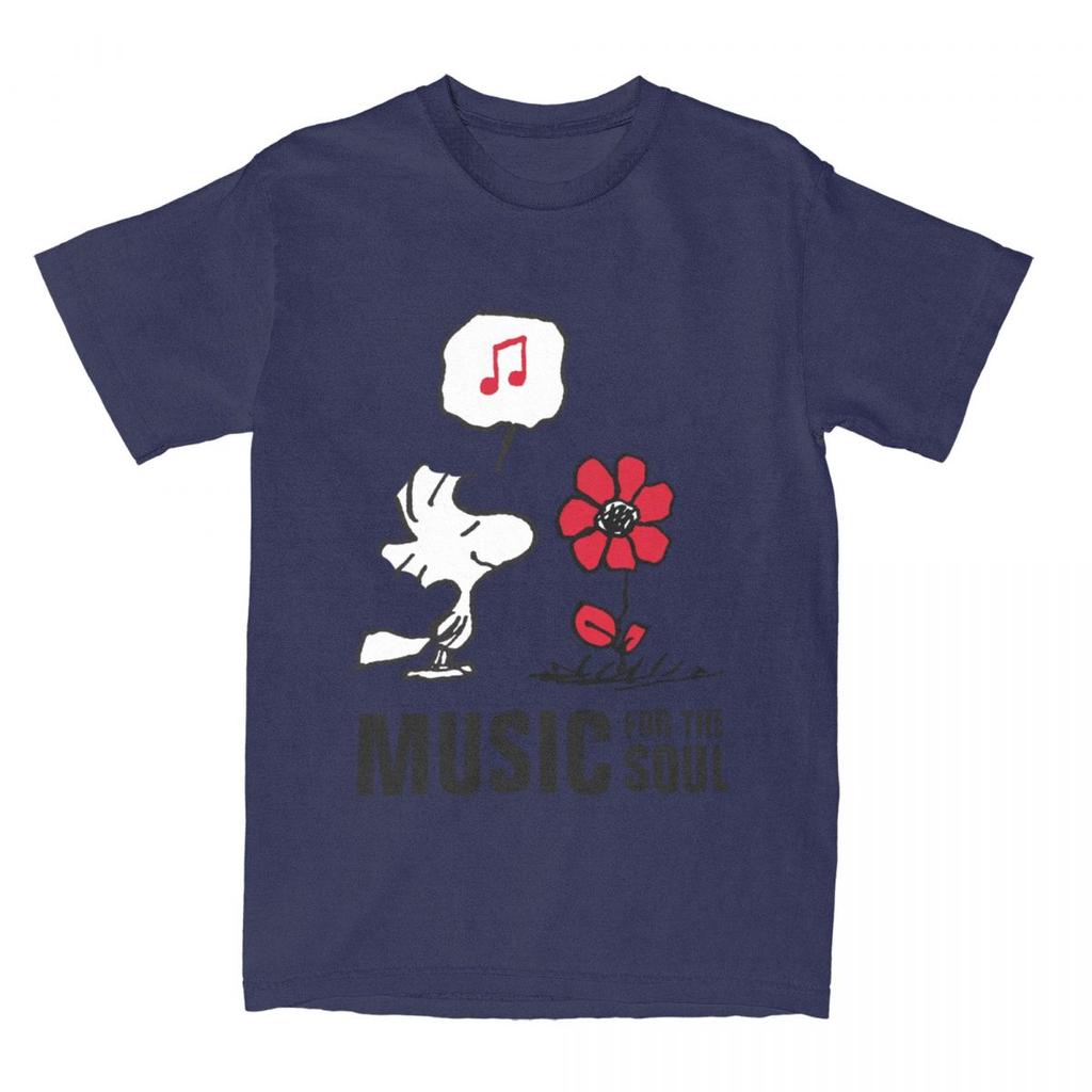 Woodstock Smelling The Flowers T Shirts Merch Men Women's 100% Cotton Vintage T-shirt Short Sleeve Clothing Adult