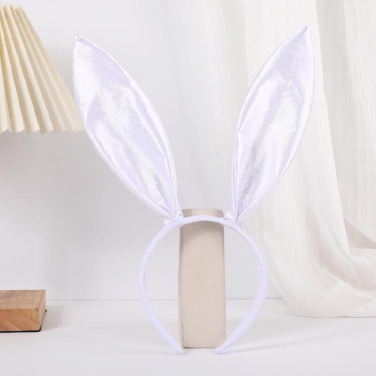Plush Rabbit Ear Shape Headband Tail & Bowtie Carnival Party Costume Supplies