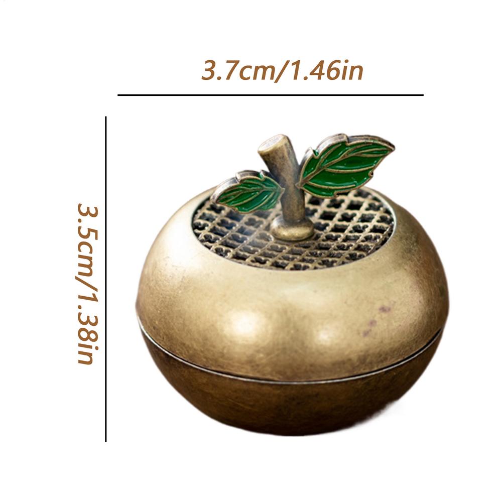 

Новый китайский дизайн Держатель для благовоний Кадильница Благовония Креативная форма фрукта Держатель для благовоний Домашняя Ароматерапия Печка Декор бронзовый