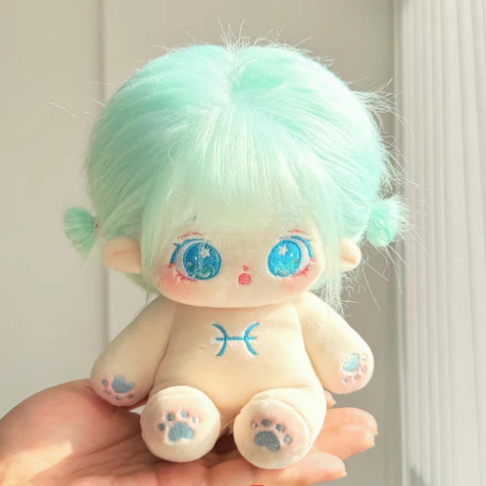 20cm Kawaii Sternfigur Idol Sternzeichen Anime Sternbild Puppe Stofftier Baumwollpuppe Kann Kleidung wechseln Kindergeschenk