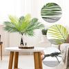 Artificial Livistona Chinensis Cycad Leaf Wall Decoration - Green Plastic Coconut Fern Leaves